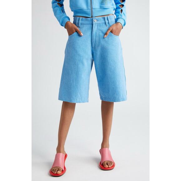 Marshall Columbia Disney Little Mermaid High Waisted Denim Embroidered Shorts S - Picture 2 of 16